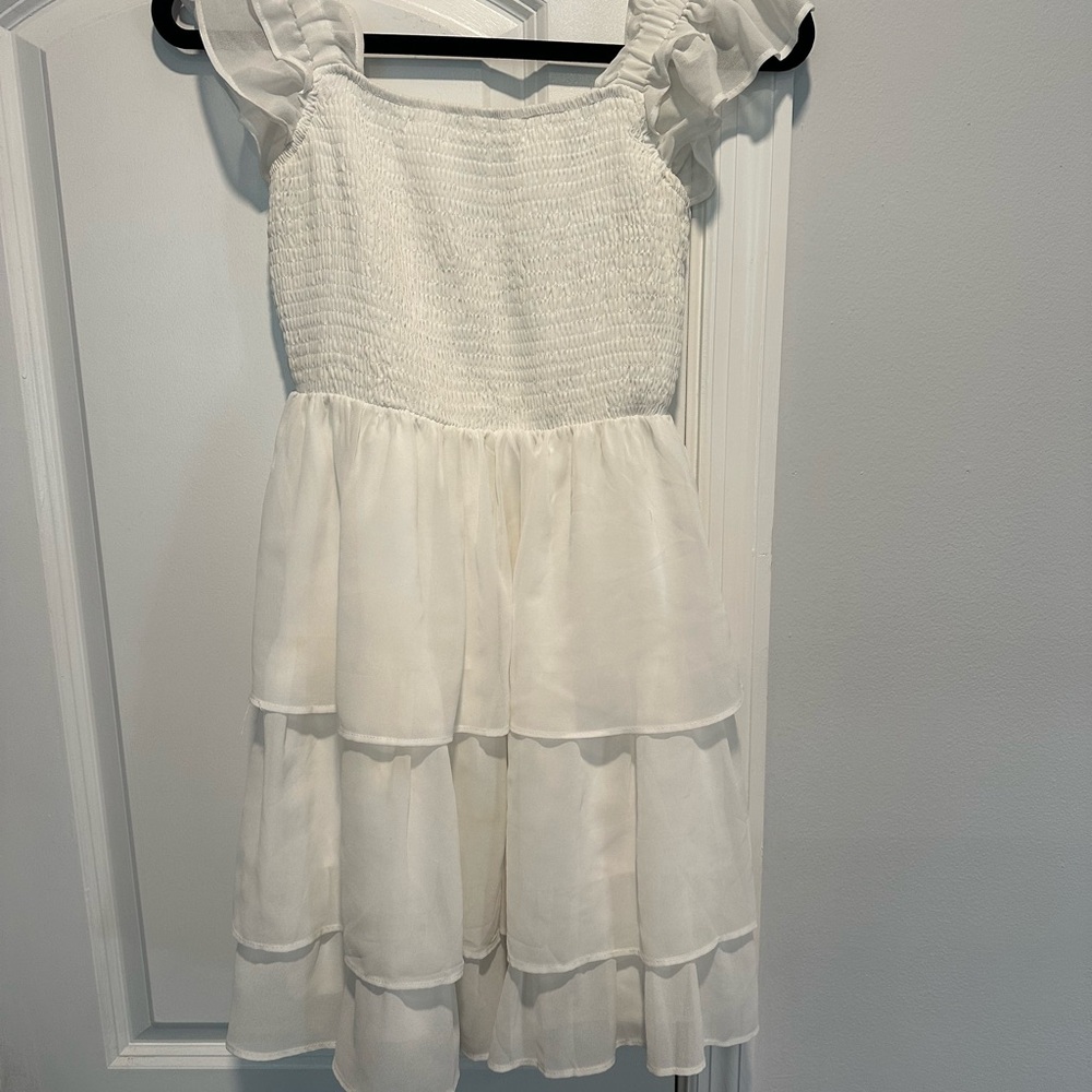 Women’s white summer dress - Picture 3 of 8